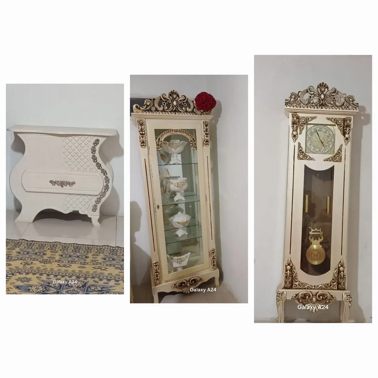 ساعت ایستاده و میز آرایش و بوفه|مبلمان خانگی و میز عسلی|الوند, |دیوار