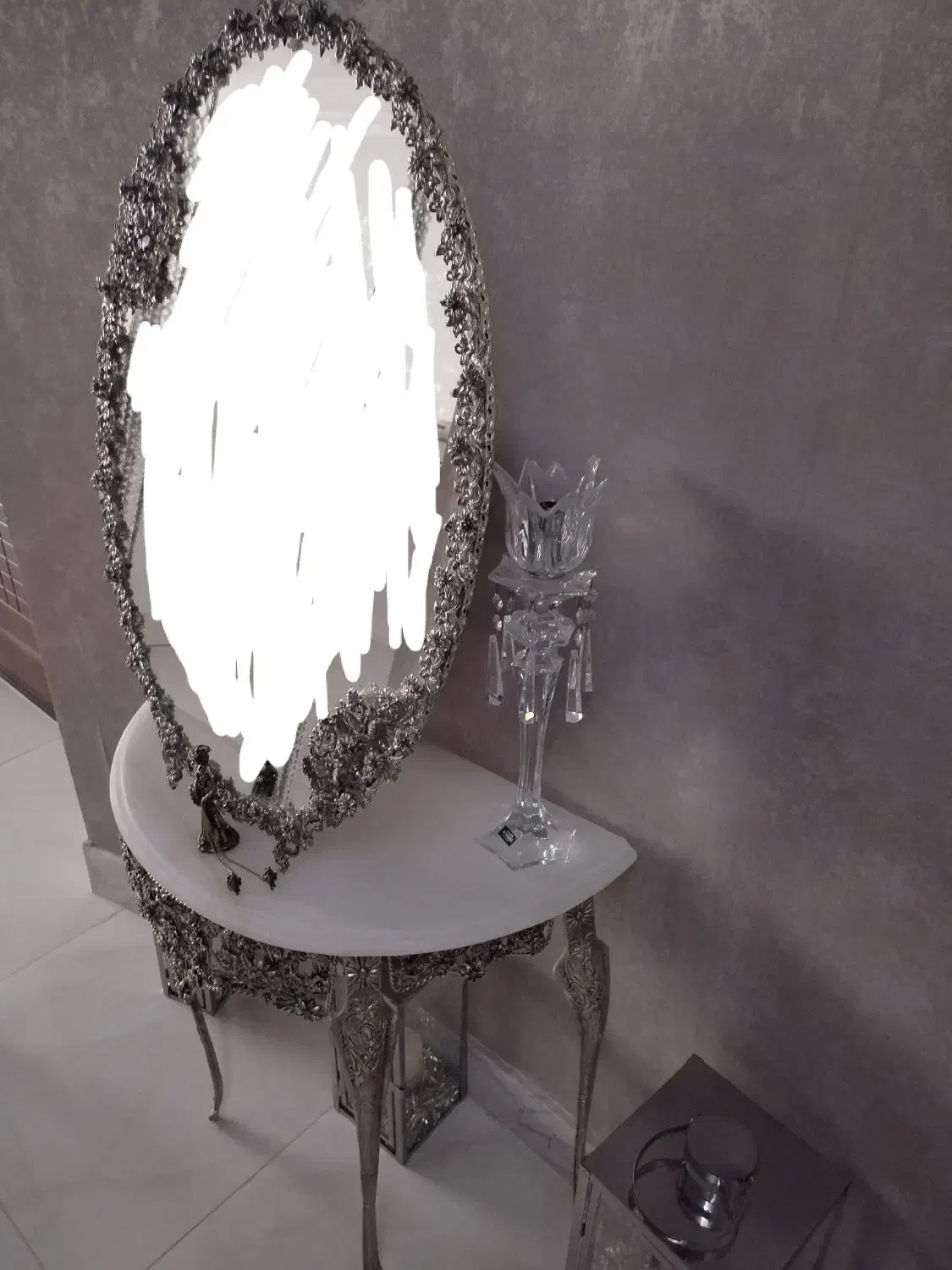 آینه شمعدان نقره (وارداتی)|آینه|سبزوار, پاسداران|دیوار