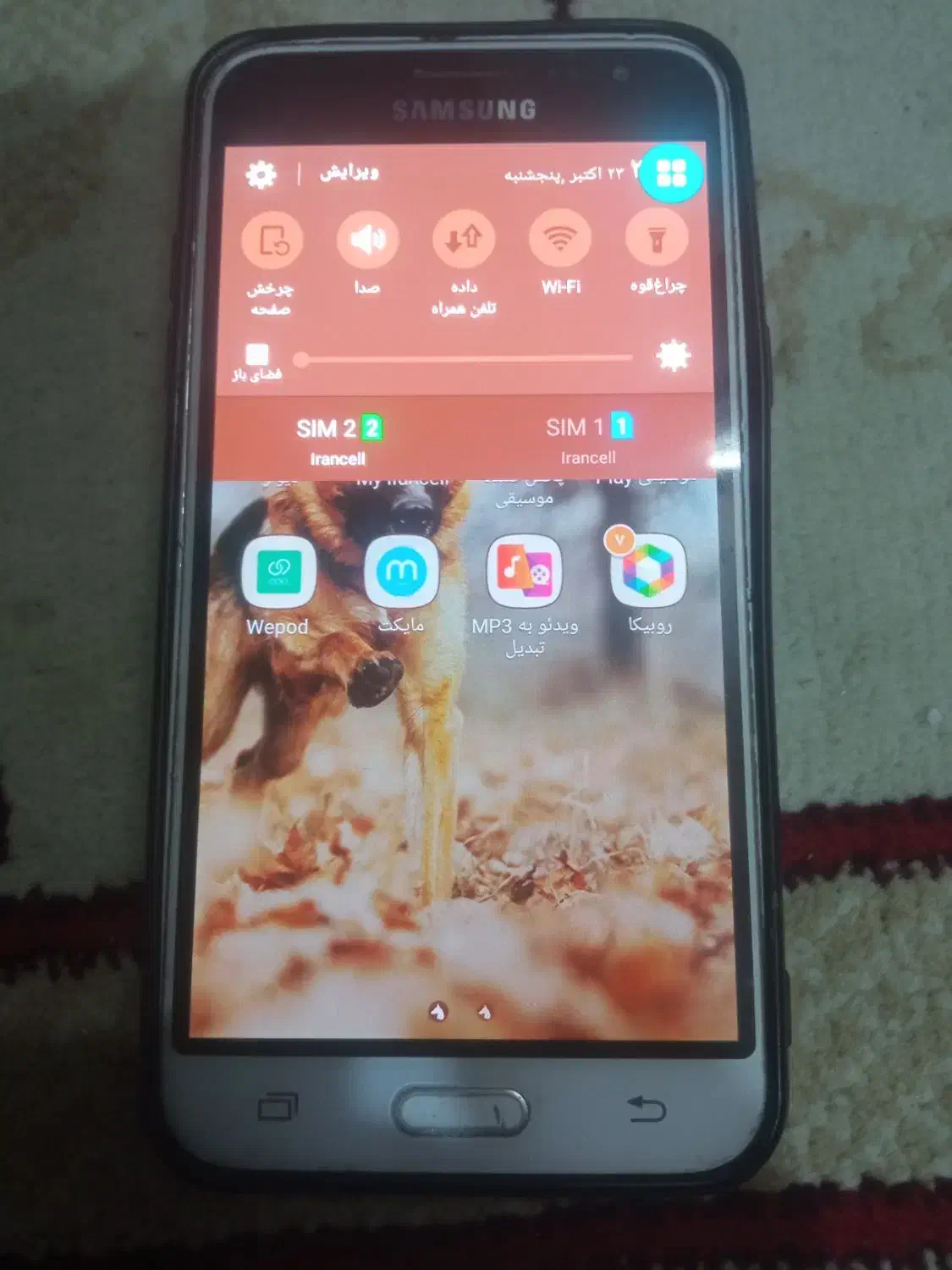 گوشی سامسونگSamsung Galaxy J3 (2016)|موبایل|مشهد, قائم|دیوار