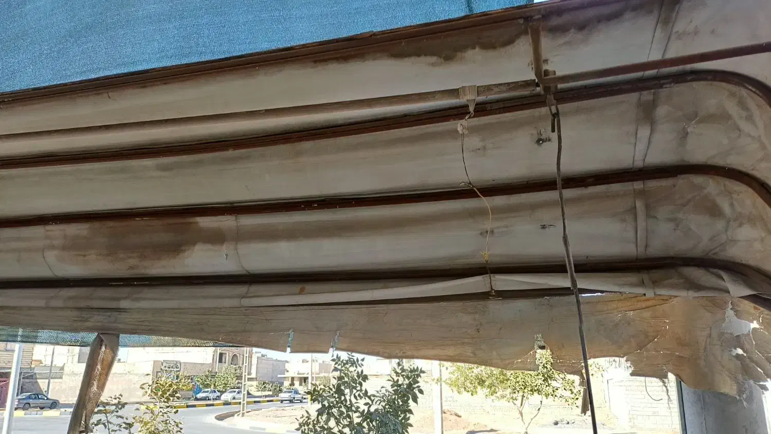 سایبان ۵متری سالم کارکرده|فروشگاه و مغازه|نجفآباد, یزدانشهر|دیوار