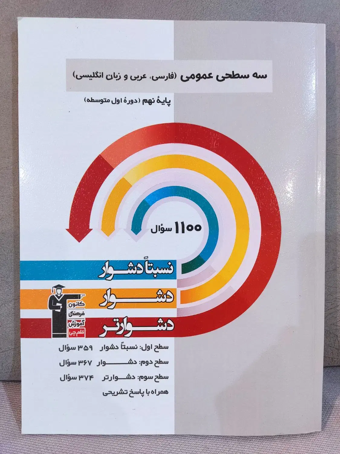 کتاب سه سطحی ریاضی و عمومی پایه نهم|کتاب و مجله آموزشی|جلفا, |دیوار