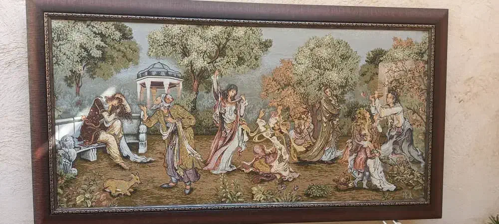 تابلو ترمه زیبا فقط۴۴۴ تومان|تابلو فرش|کرج, اسدآباد|دیوار