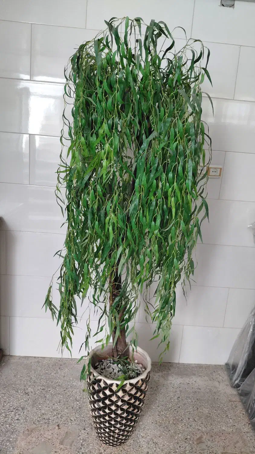 بید مجنون مصنوعی|گل مصنوعی|شاهرود, |دیوار