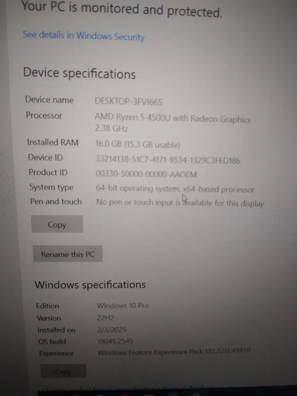 HP ProBook 635 Aero G7|رایانه همراه|بادرود, |دیوار