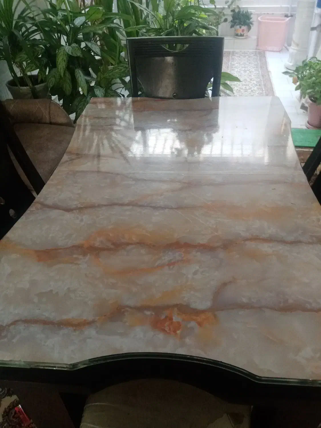 میز نهار خوری محکم و چوبی شیک و تمیز|میز و صندلی غذاخوری|ایذه, |دیوار