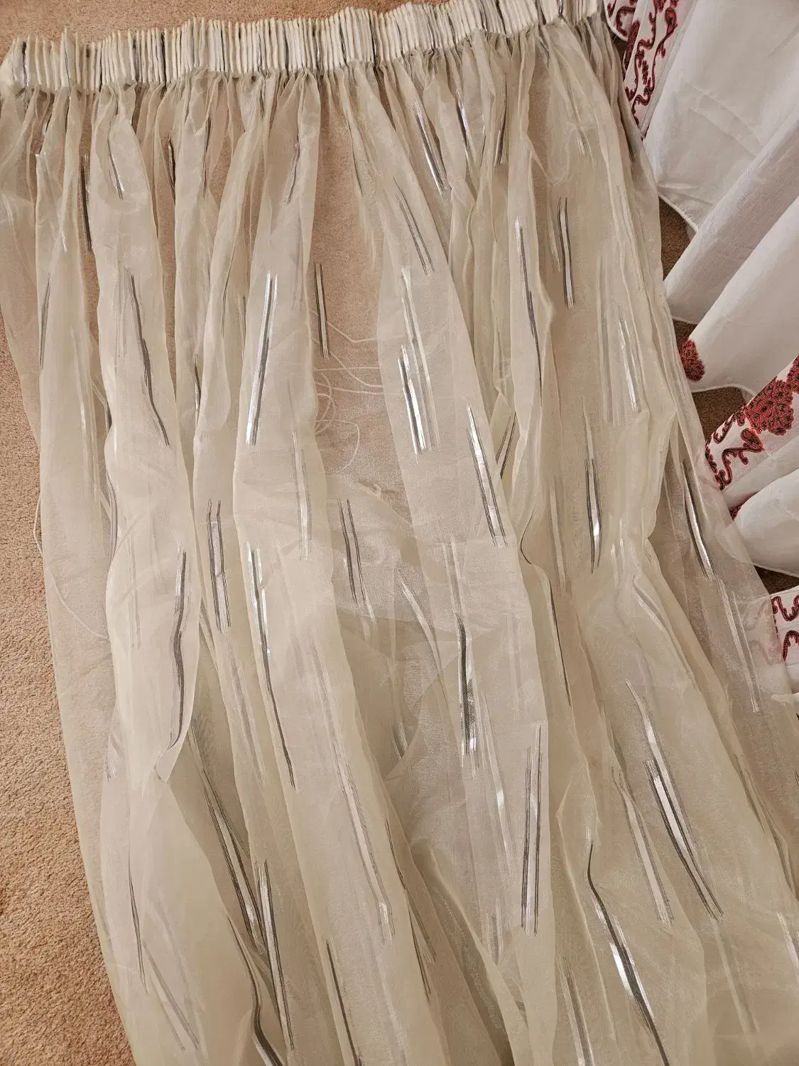 سلام پرده از هر کدوم  چند تا مونده|پرده، رانر، رومیزی|نیشابور, شهرک بسیج|دیوار