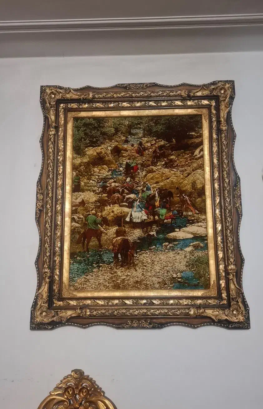 تابلو فرش دستبافت|تابلو فرش|کنگاور, |دیوار