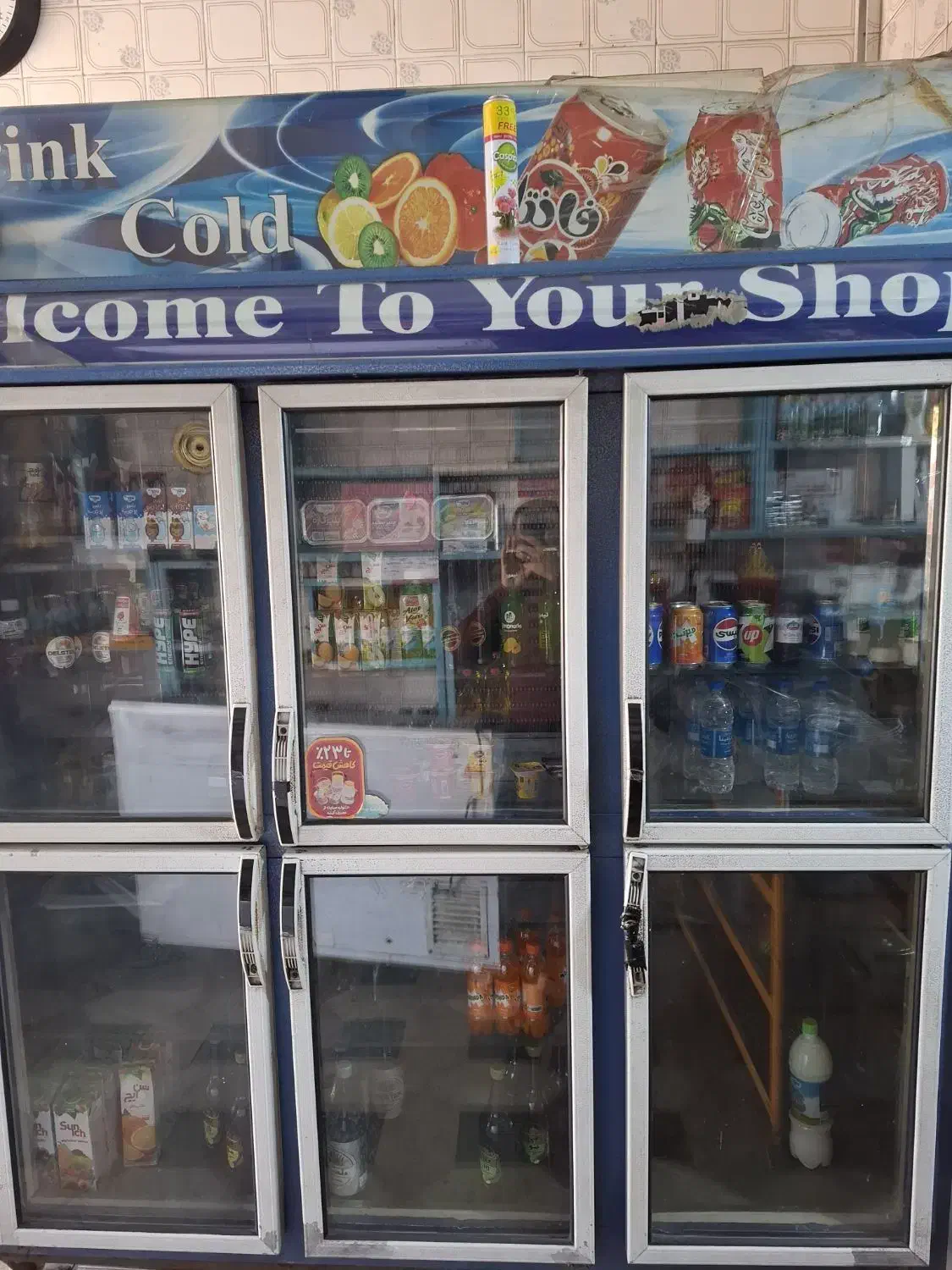 یخچال ۶ درب سوپرمارکت و قفسه یا اسند چیپسی و پفکی|فروشگاه و مغازه|شیراز, شهرک جماران|دیوار