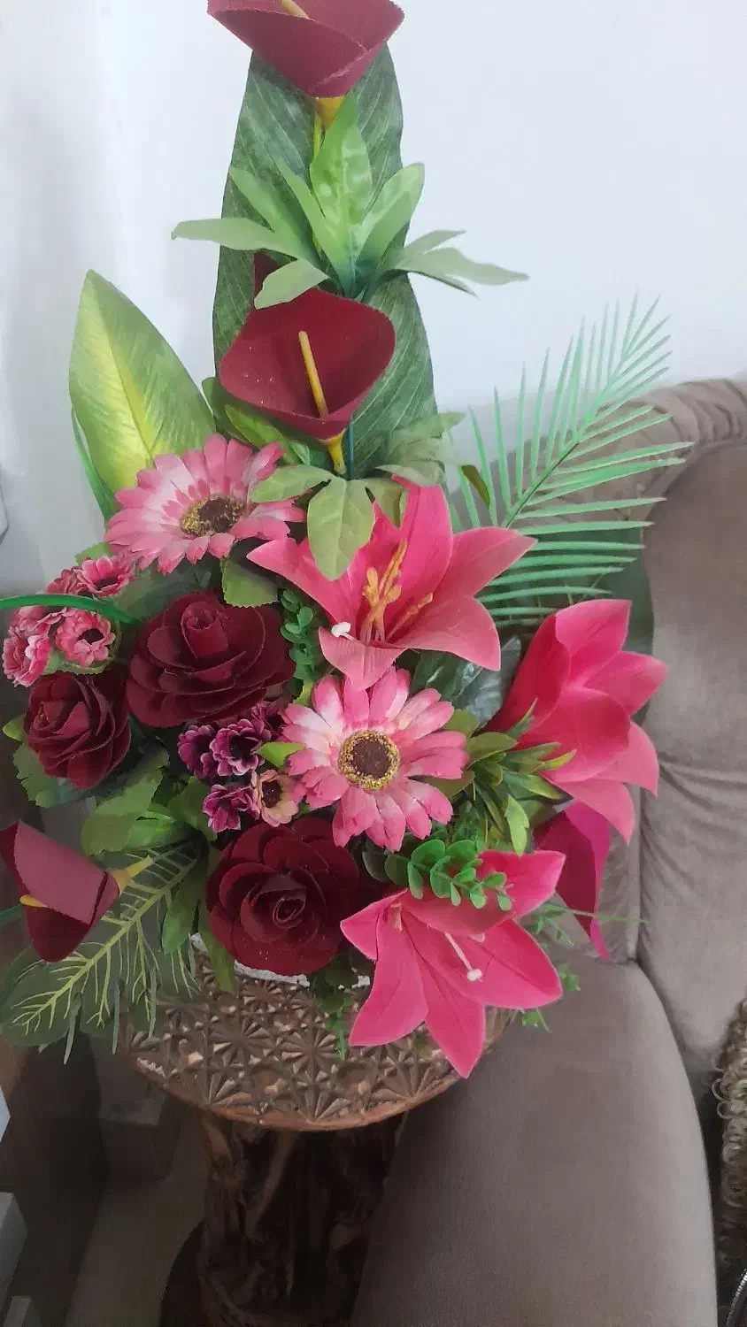 سبد گل مصنوعی|گل مصنوعی|گلبهار, شهر جدید گلبهار|دیوار