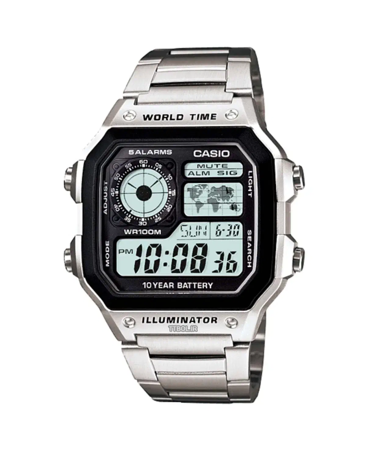 ساعت مچی مردانه کاسیو CASIO AE-1200WHD-1AV (اصل)|ساعت|رزن, |دیوار