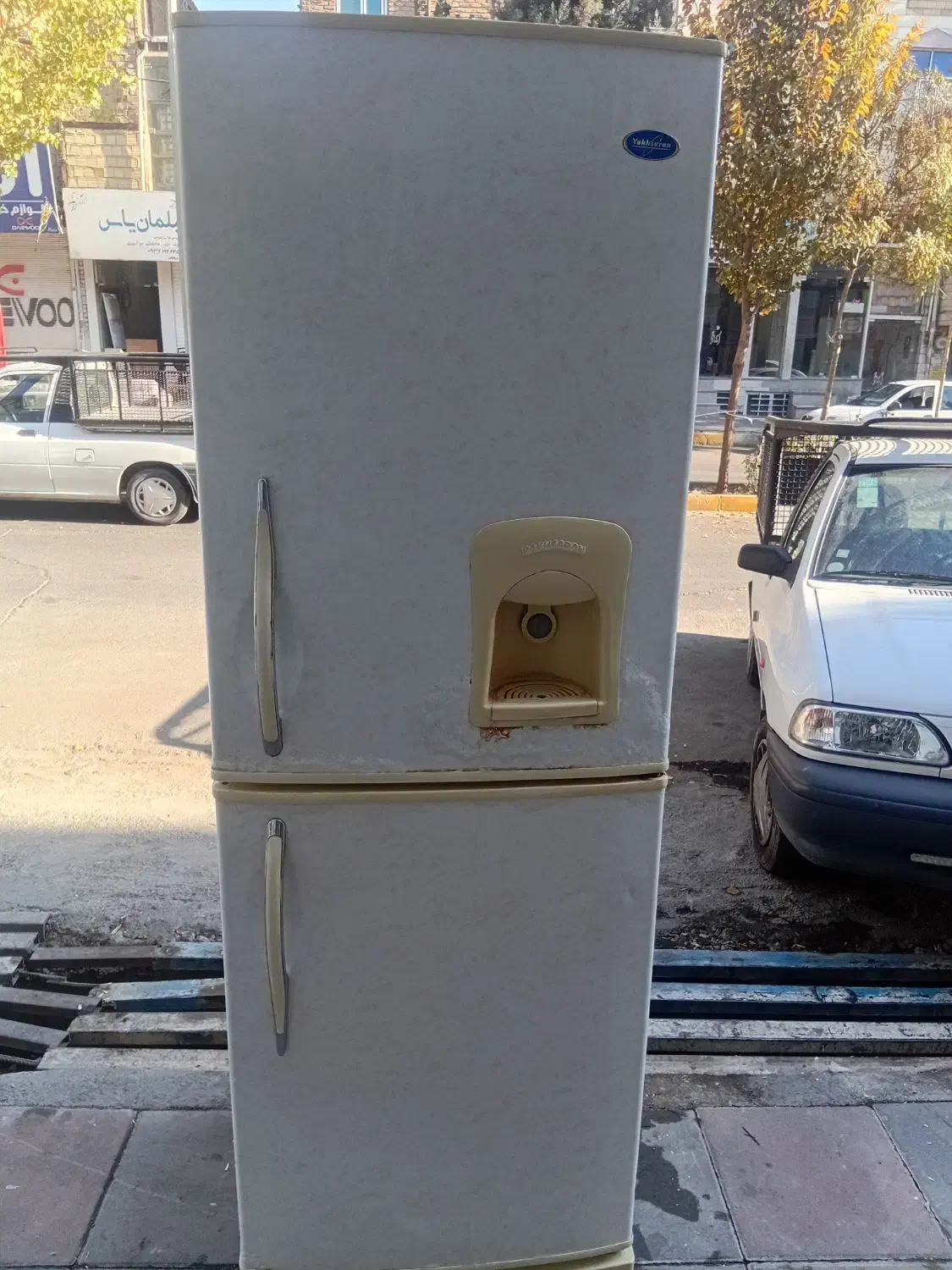 یخچال و لباسشویی دوتاش ۱۵ ملیون|ماشین لباسشویی و خشککن لباس|مشکیندشت, |دیوار