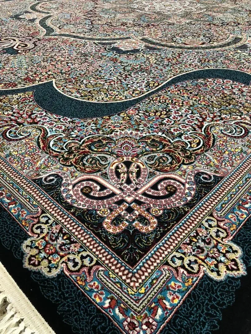 فرش طرح کرمان ریز نقش و ریز بافت|فرش|رفسنجان, |دیوار