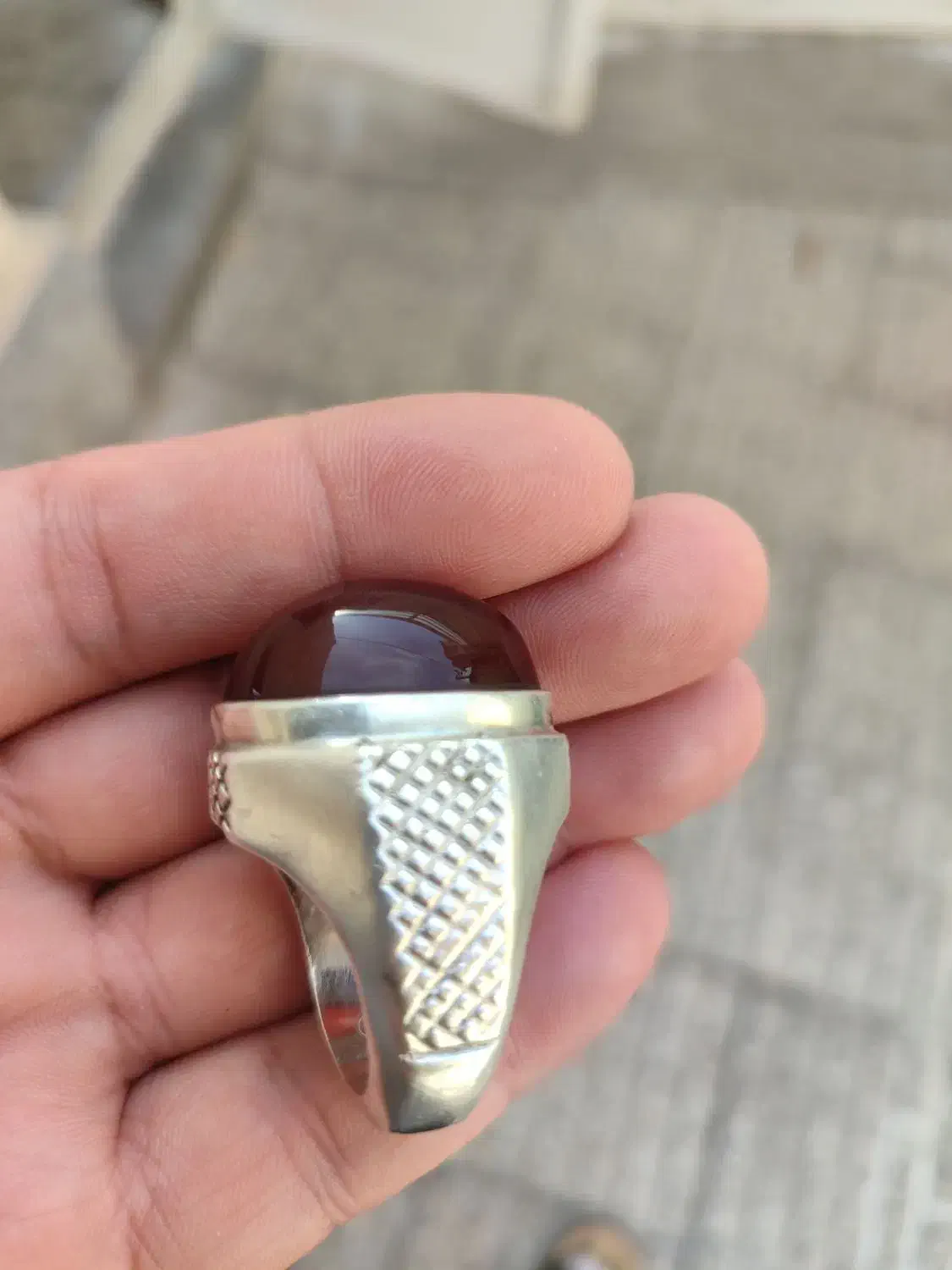 انگشتر عقیق ۵۲گرم|جواهرات|اردبیل, |دیوار