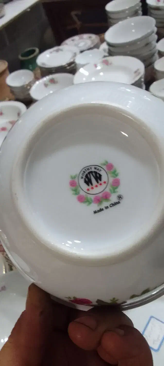 کاسه چینی ابگوش خوری|ظروف سرو و پذیرایی|گاریزات, |دیوار