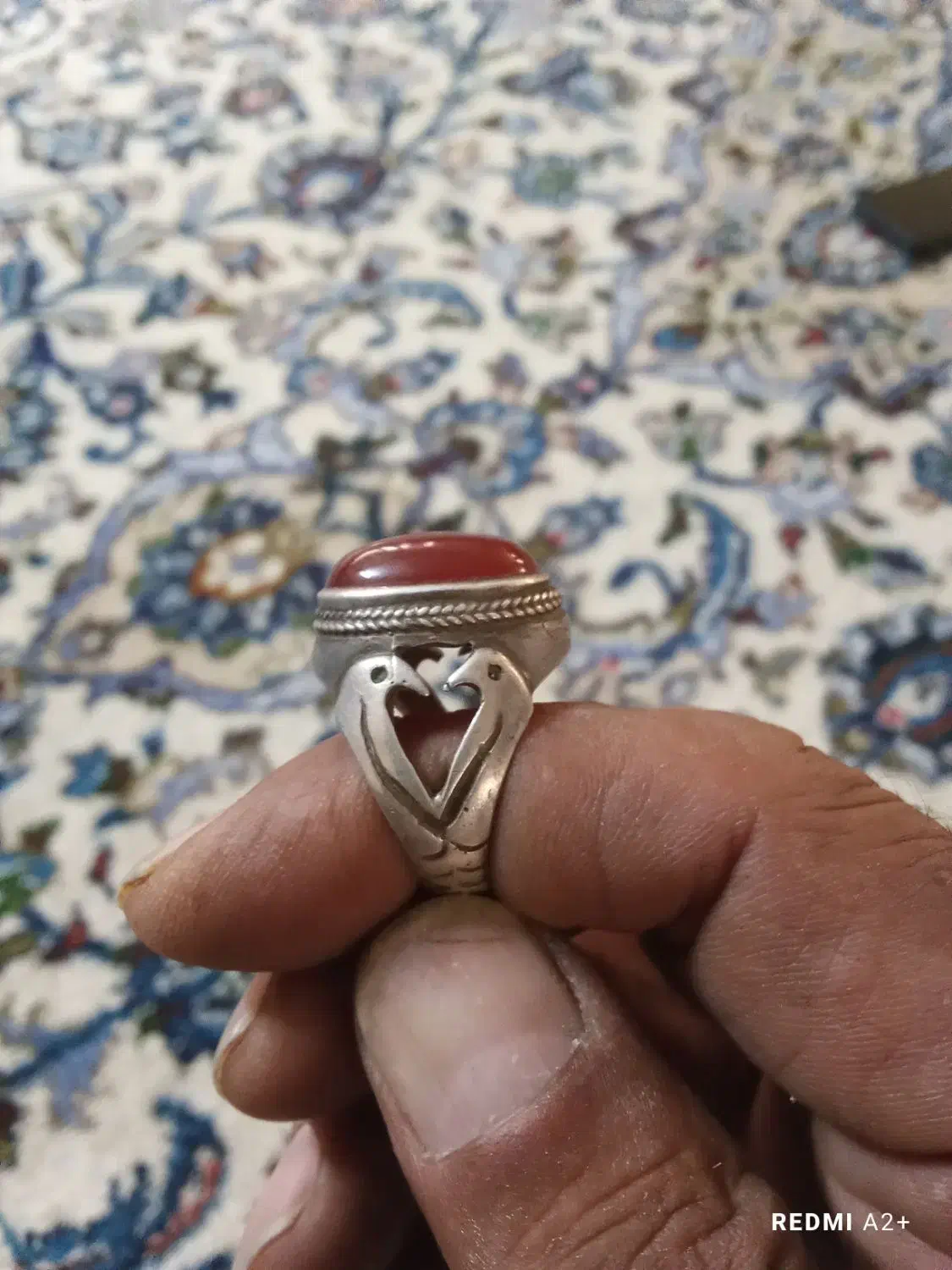 تعداد یازده عدد انگشتر نقره عقیق|جواهرات|سمنان, |دیوار