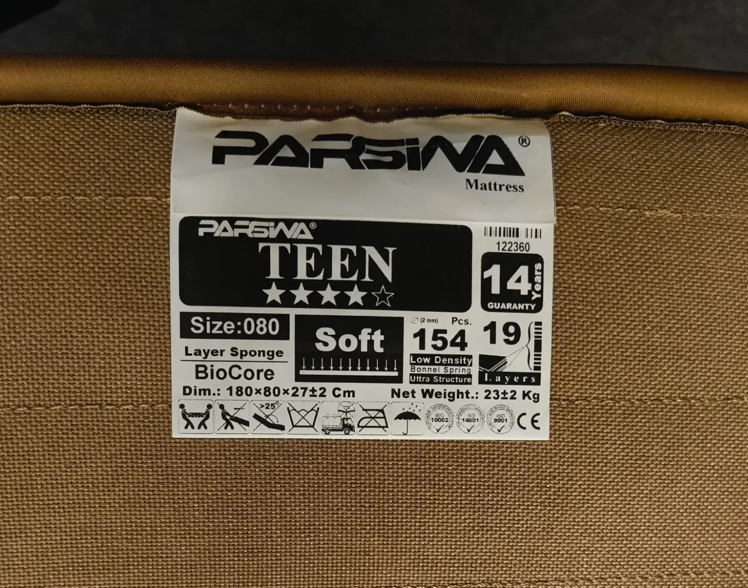 تشک نوجوان تمیز با ضمانت|تشک تختخواب|اصفهان, باغ فردوس|دیوار