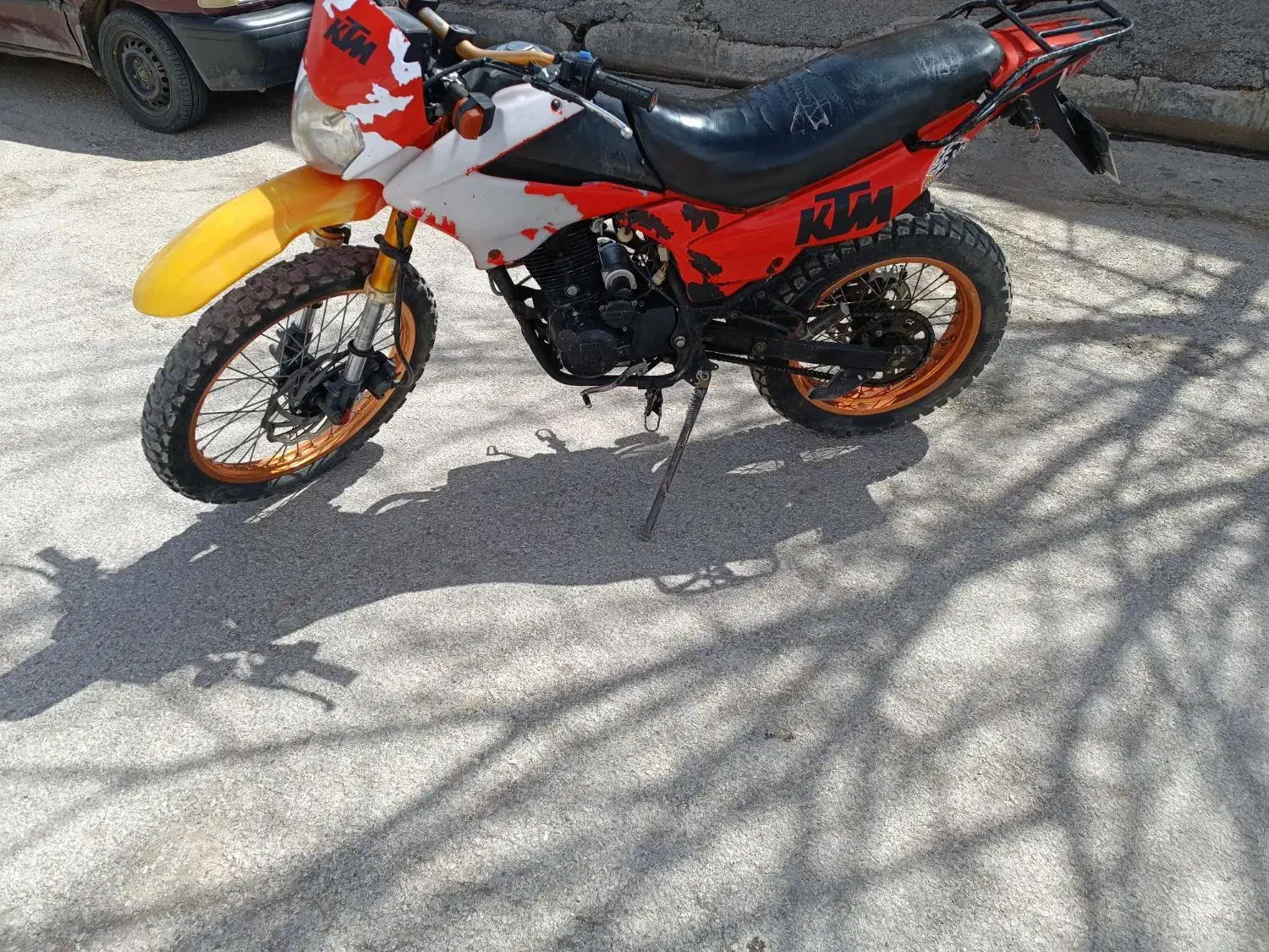 موتور تریل 250 پلاک ملی مدل90|موتورسیکلت|گل تپه, |دیوار