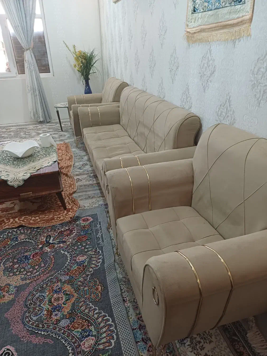 مبل  هفت نفره درحد نو|مبلمان خانگی و میز عسلی|اهواز, آریاشهر|دیوار