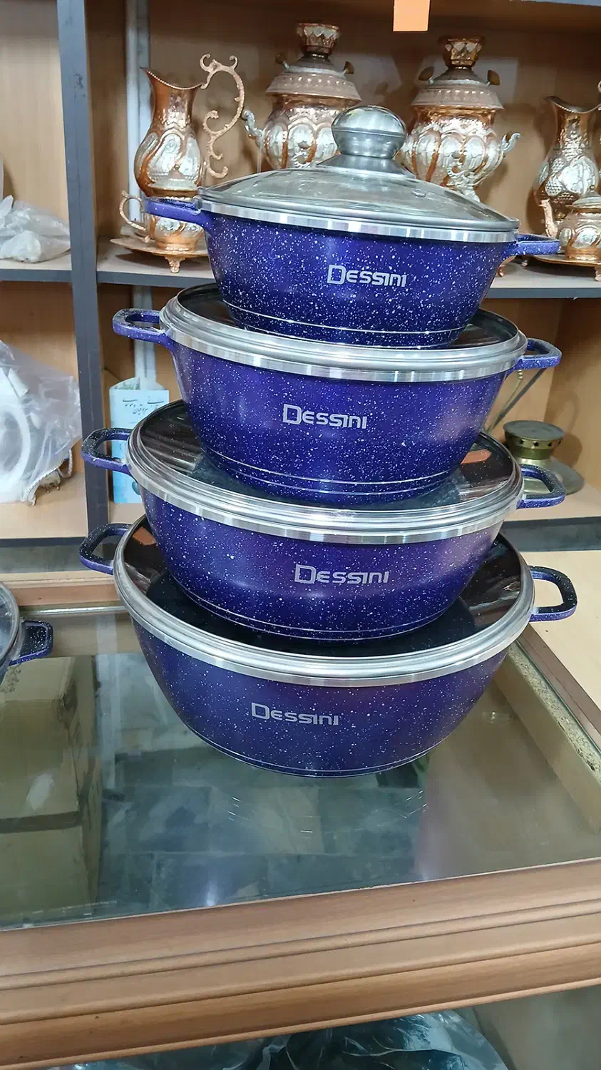 سرویس قابلمه چدن دسینی اک نو|ظروف پخت‌وپز|املش, |دیوار