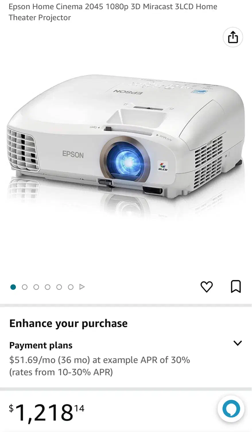 پروژکتور حرفه ایی اپسون epson|تلویزیون و پروژکتور|تبریز, |دیوار