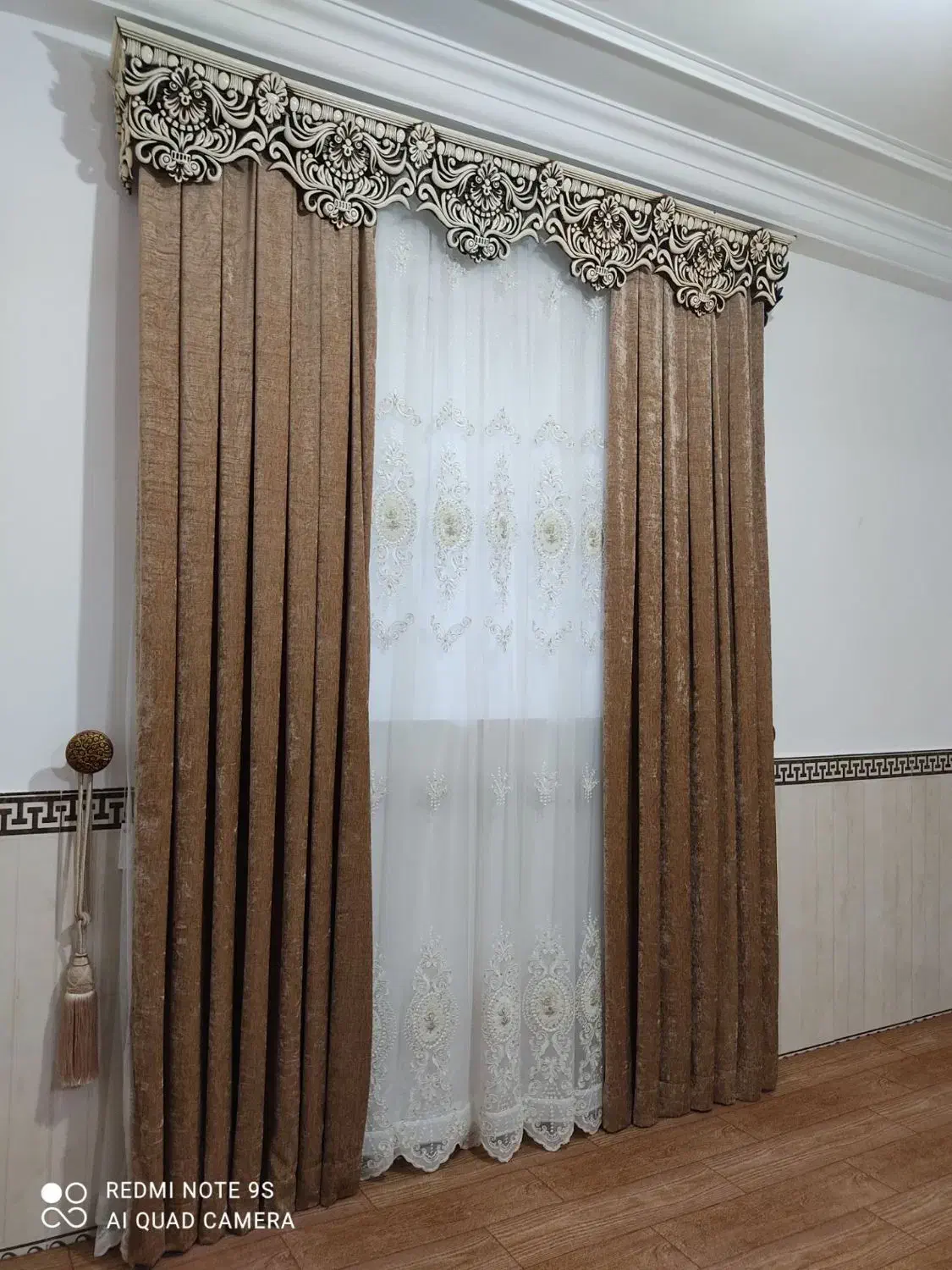 پرده سالم دوطرف مخمل|پرده، رانر، رومیزی|بندر ترکمن, |دیوار