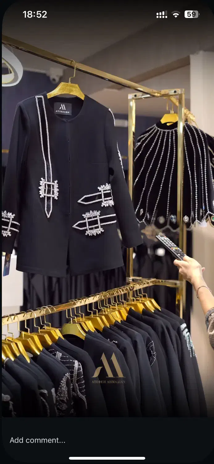 جواهر دوزی روی انواع لباس|لباس|قم, باجک یک|دیوار