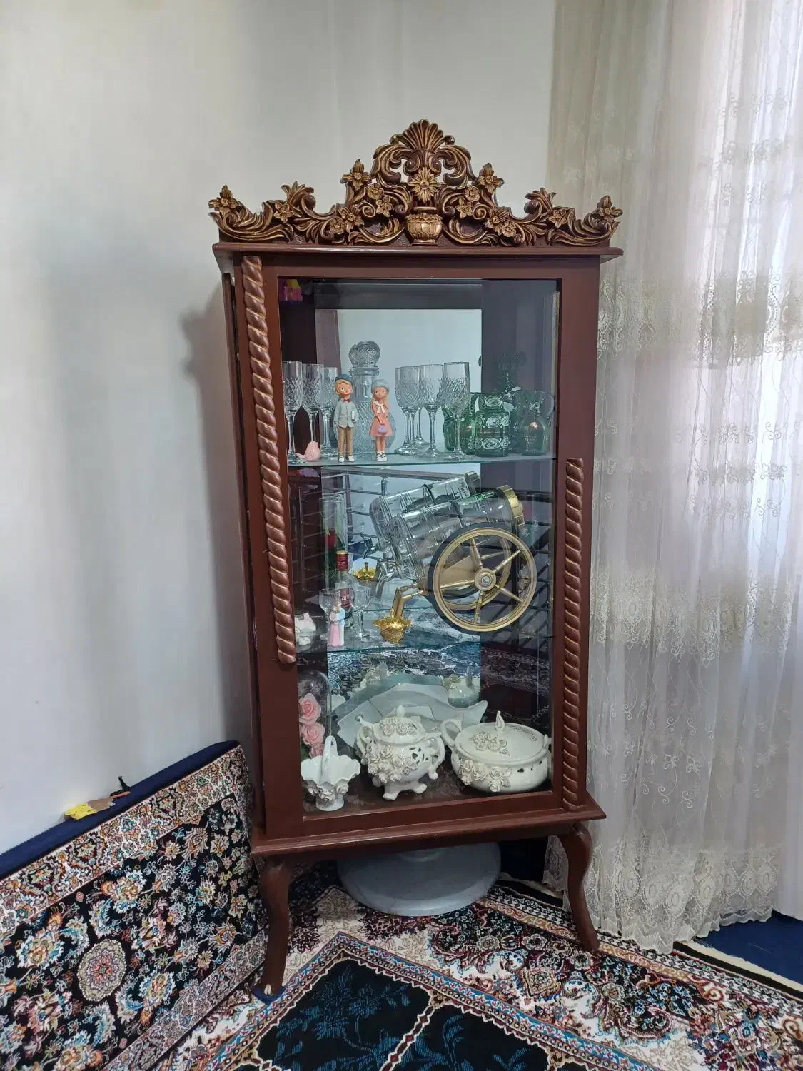 بوفه چوبی|بوفه، ویترین، کنسول|کرمانشاه, |دیوار