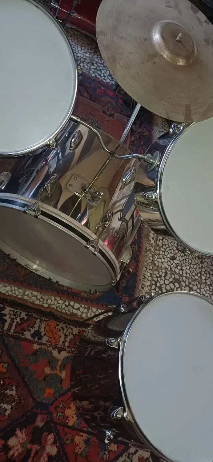 درام تمام استیل فقط ۴ تا طبل|درام و پرکاشن|اصفهان, سرشبادران|دیوار