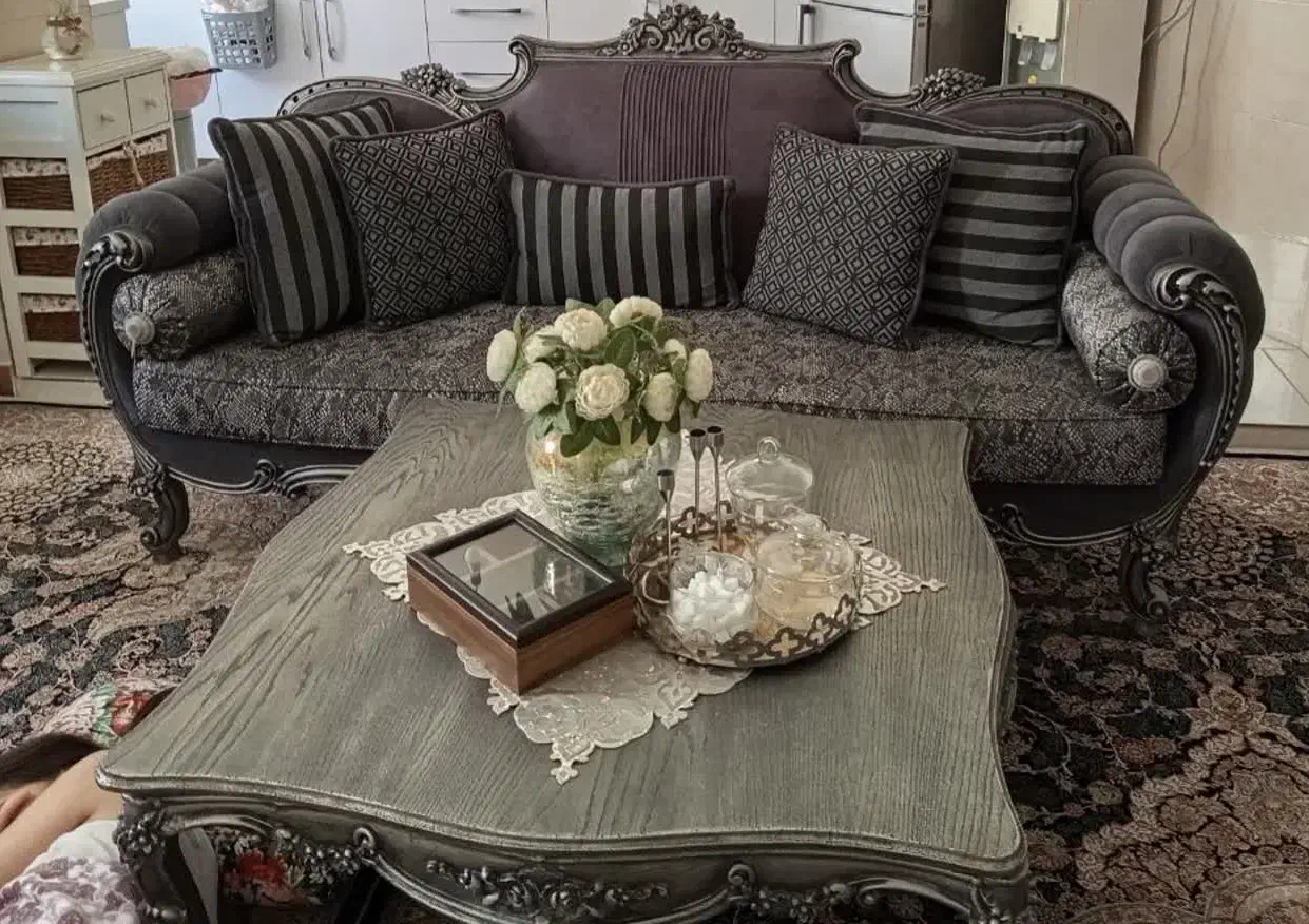 مبلمان و ناهار خوری کلاسیک|مبلمان خانگی و میز عسلی|پرند, فاز ۴|دیوار