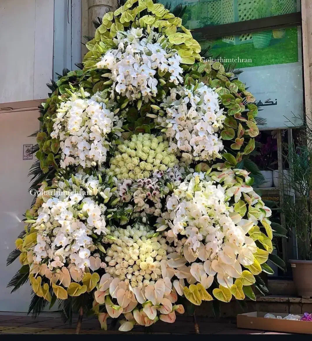 تاج گل|گل مصنوعی|گلپایگان, |دیوار