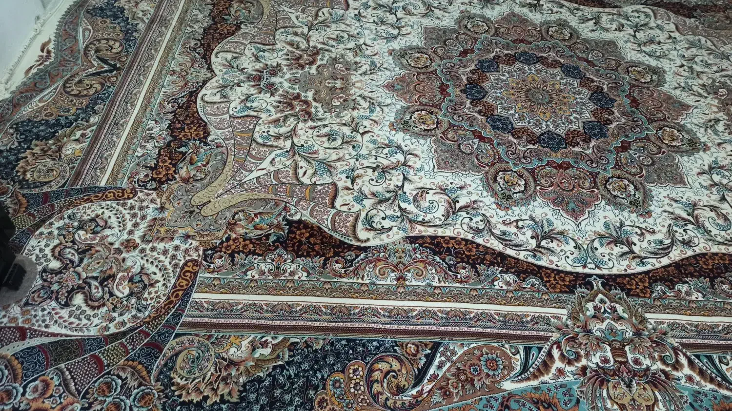 یک جفت فرش 12متری 700شانه اصل|فرش|کبودرآهنگ, |دیوار