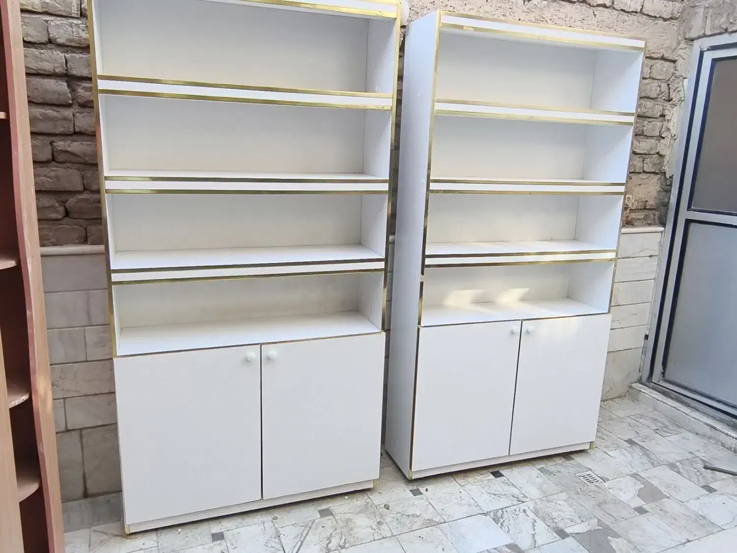 قفسه ، ویترین ، دکور ، کتابخانه|کتابخانه، شلف، قفسههای دیواری|قم, باجک سه|دیوار