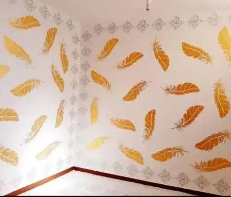 طرح کاغذ دیواری نقاشی ساختمان|خدمات پیشه و مهارت|اندیمشک, |دیوار