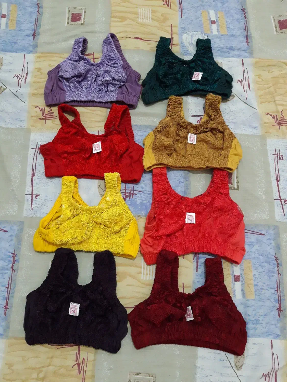 سوتین هندی گل مخملی اصل|لباس|اهواز, کوی مهدیس|دیوار