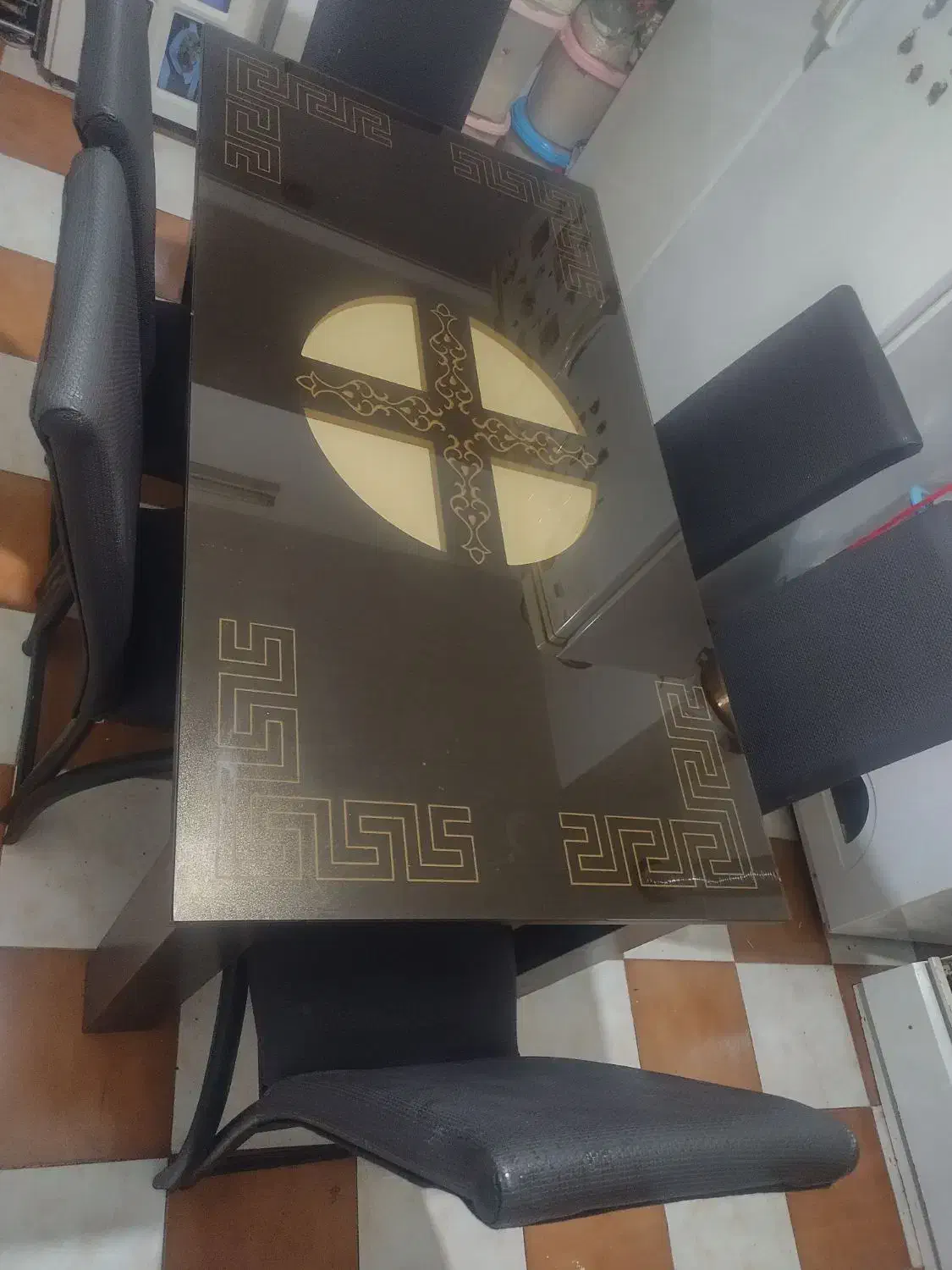 میزغذاخوری ۶نفره|میز و صندلی غذاخوری|خوی, |دیوار