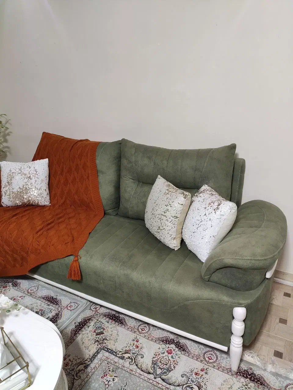 مبل و نهارخوری ست همراه با میز جلومبلی و عسلی|مبلمان خانگی و میز عسلی|سنندج, |دیوار