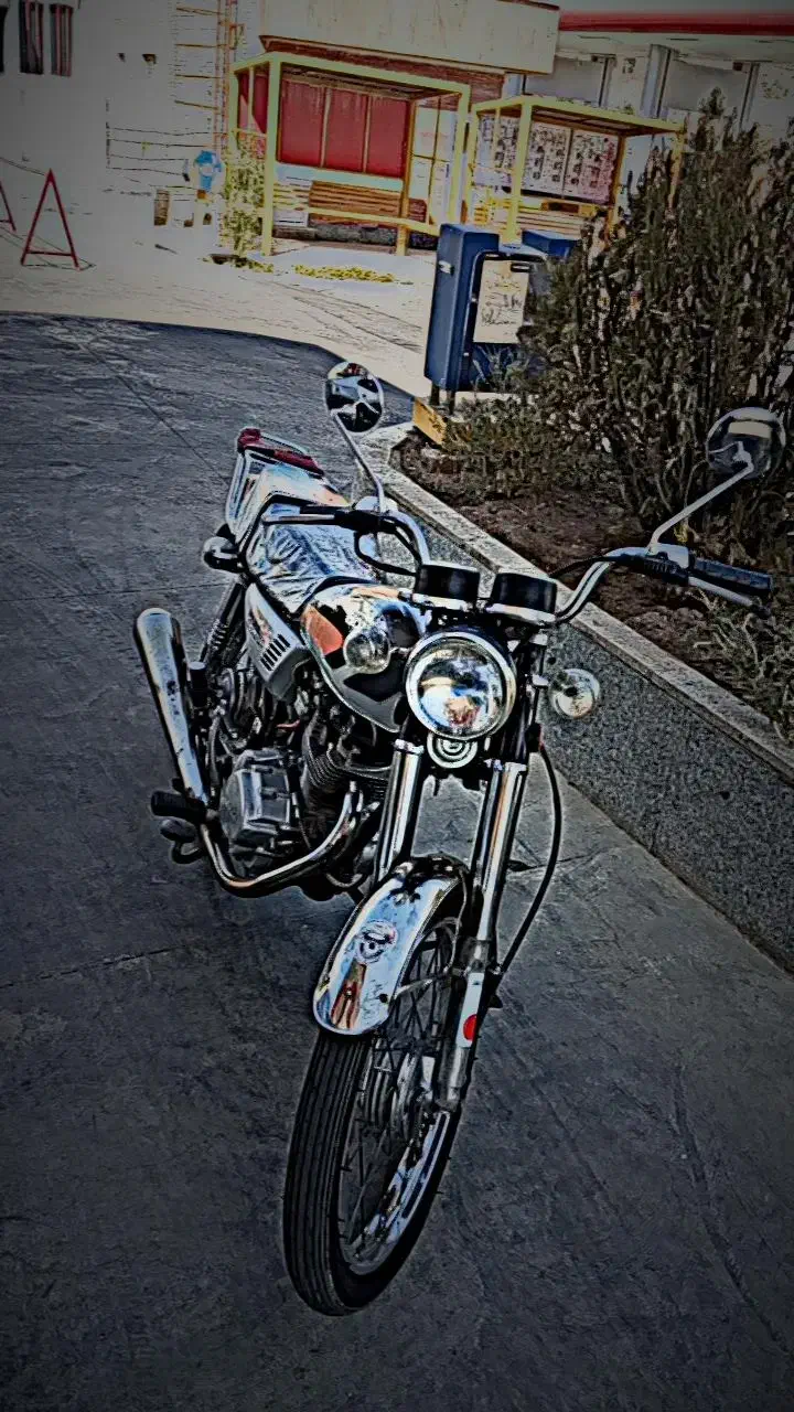 هندا 125سی جی نقرای|موتورسیکلت|قزوین, |دیوار