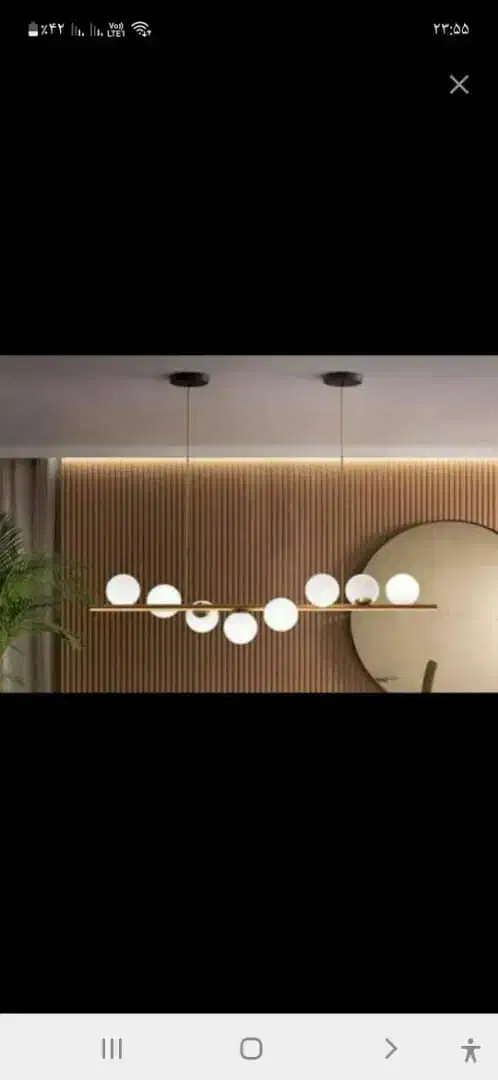 لوستر مولکولی|لوستر و چراغ آویز|پرند, فاز ۴|دیوار