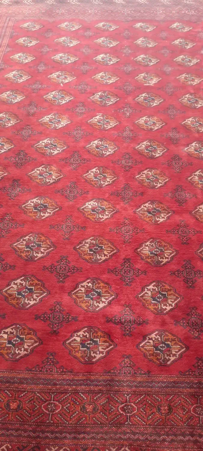 فرش پشمی ۱۲ ترکمنی|فرش|قوچان, |دیوار