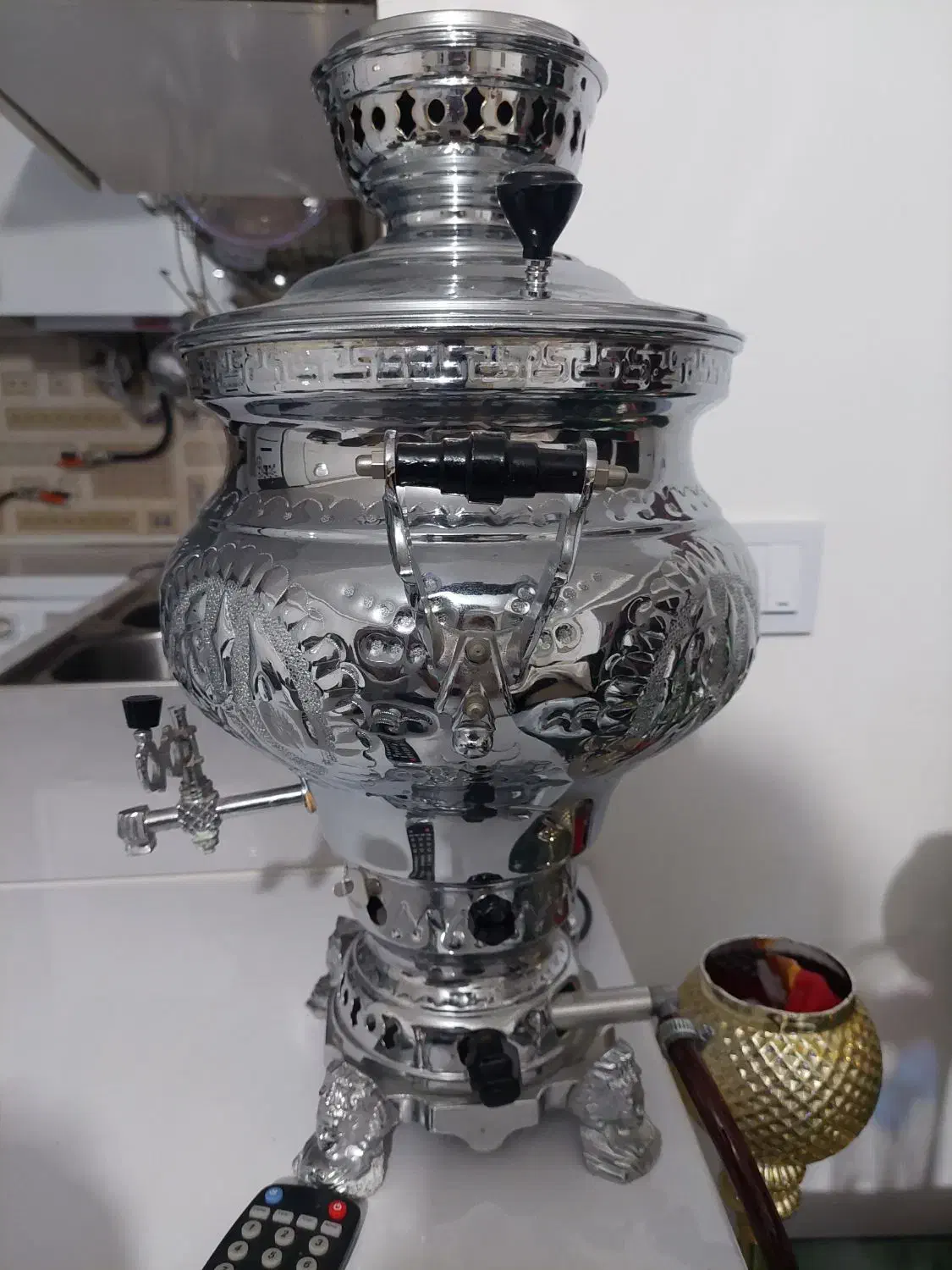 سمار گازی در حد نو 6 لیتری|سماور، چایساز، قهوهساز|ورامین, ریحان آباد|دیوار