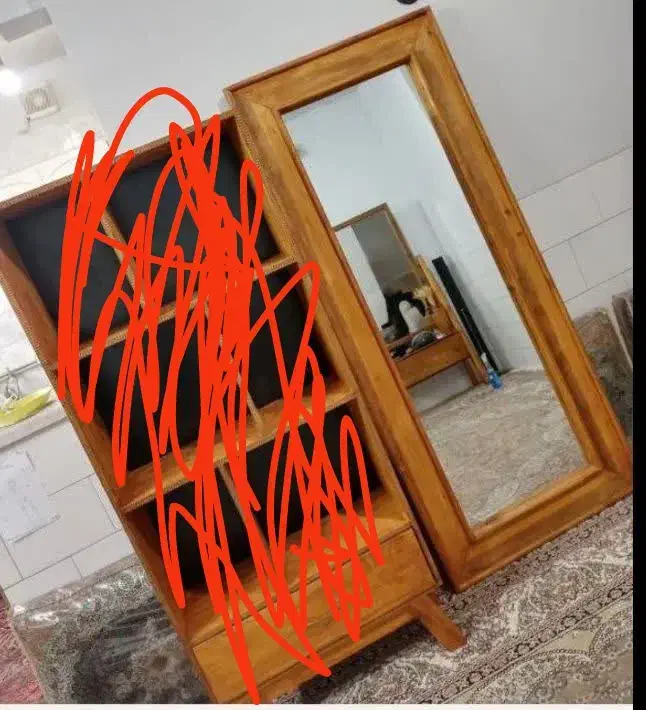 اینه قدی|آینه|یزد, |دیوار