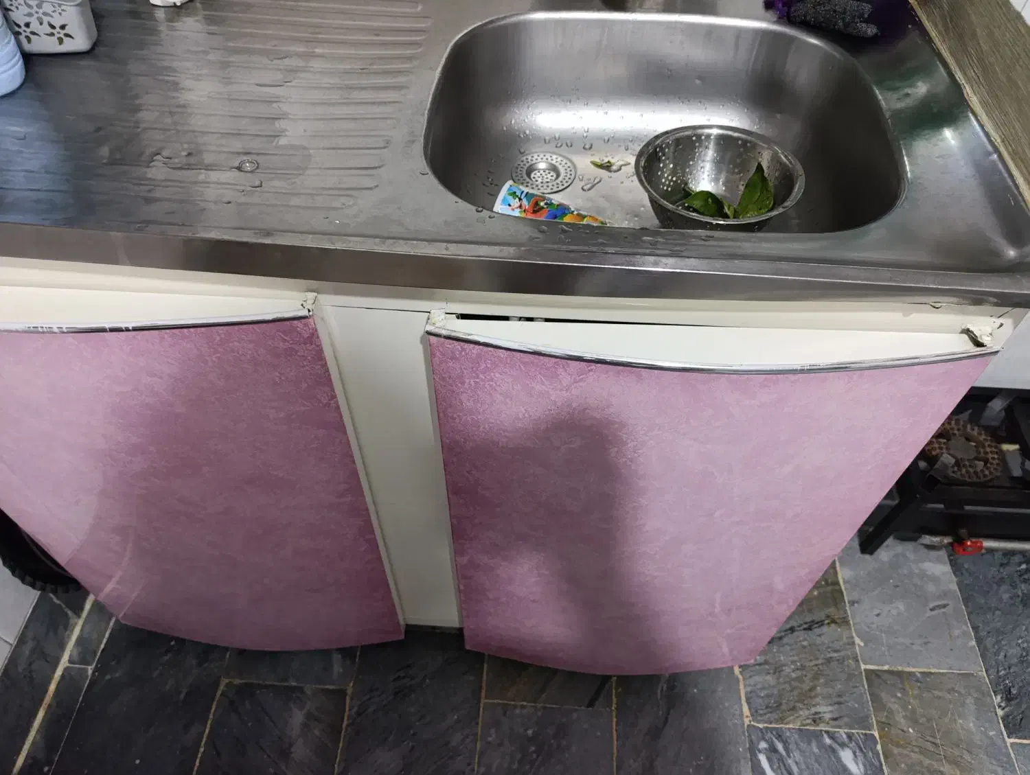 کابینت ودرحیاط|آب‌چکان و نظم‌دهنده ظروف|سقز, |دیوار