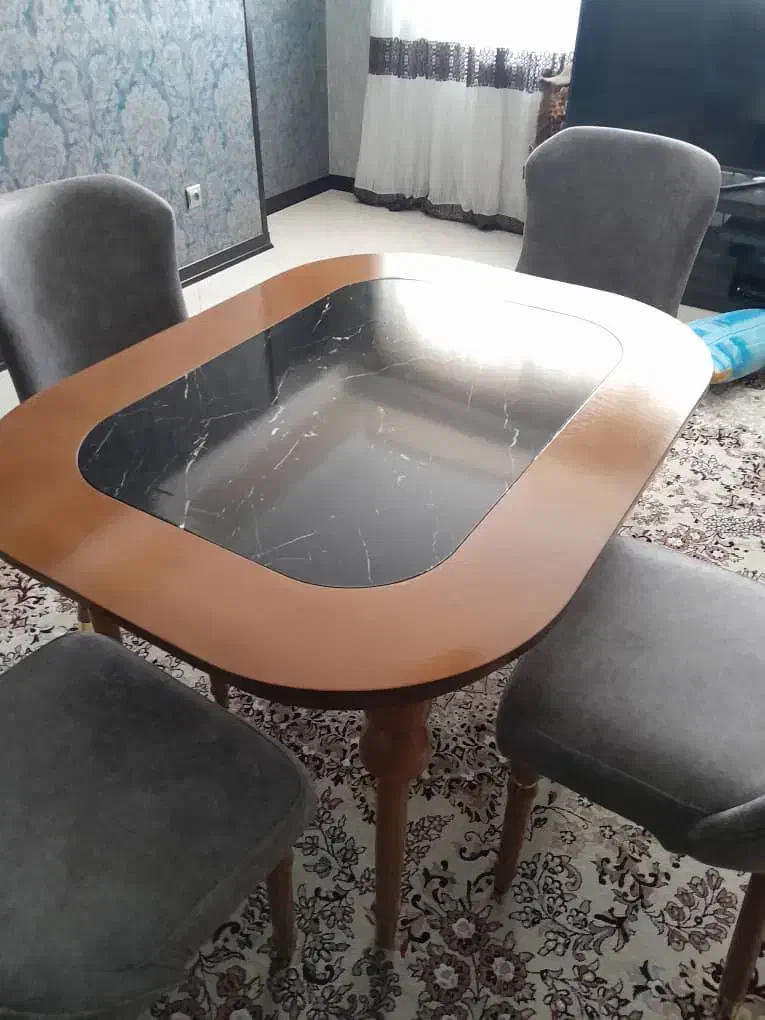 میز نهار خوری ۴ نفره|میز و صندلی غذاخوری|شاهین‌شهر, شهرک پردیس|دیوار
