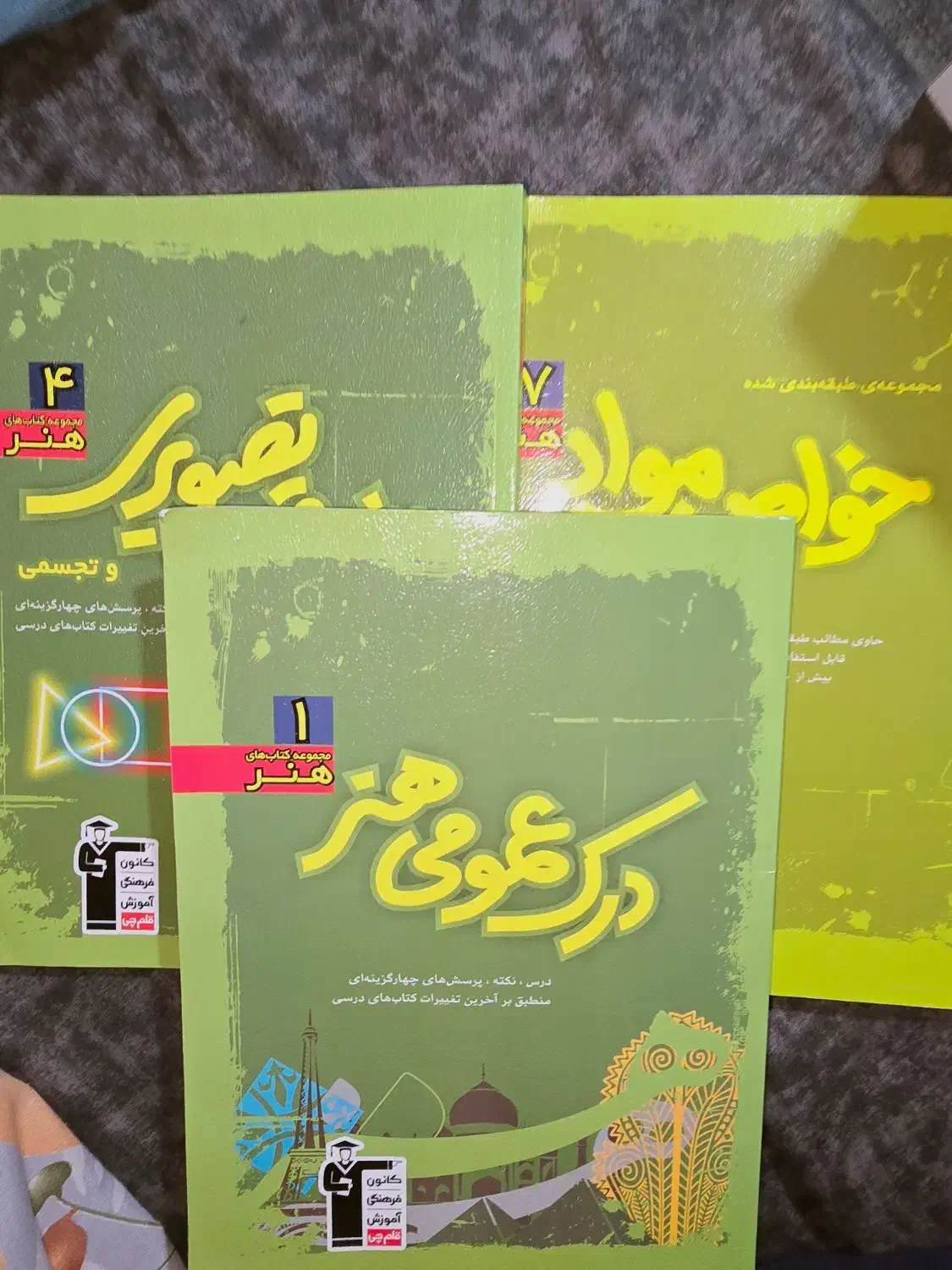 کتاب های مبانی کنکور هنر. همراه با توضیح و تست|کتاب و مجله آموزشی|کرمان, |دیوار