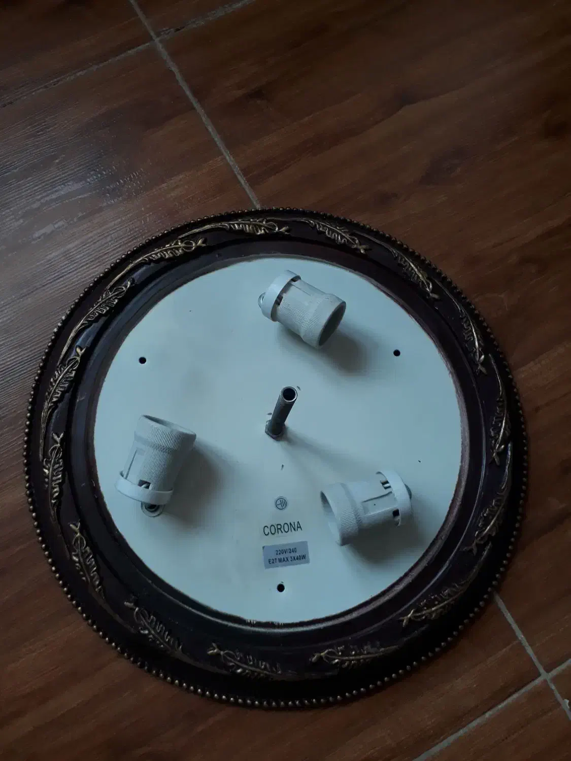 چراغ سقفی ۳ لامپه اصلی|لوستر و چراغ آویز|کرمانشاه, |دیوار