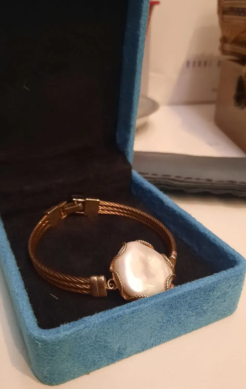 دستبند مروارید باروک و نقره|جواهرات|اصفهان, کوی شهید کشوری|دیوار