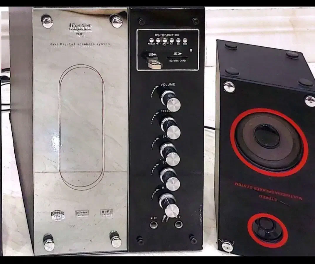 اسپیکر|سیستم صوتی خانگی|کاشان, باهنر|دیوار