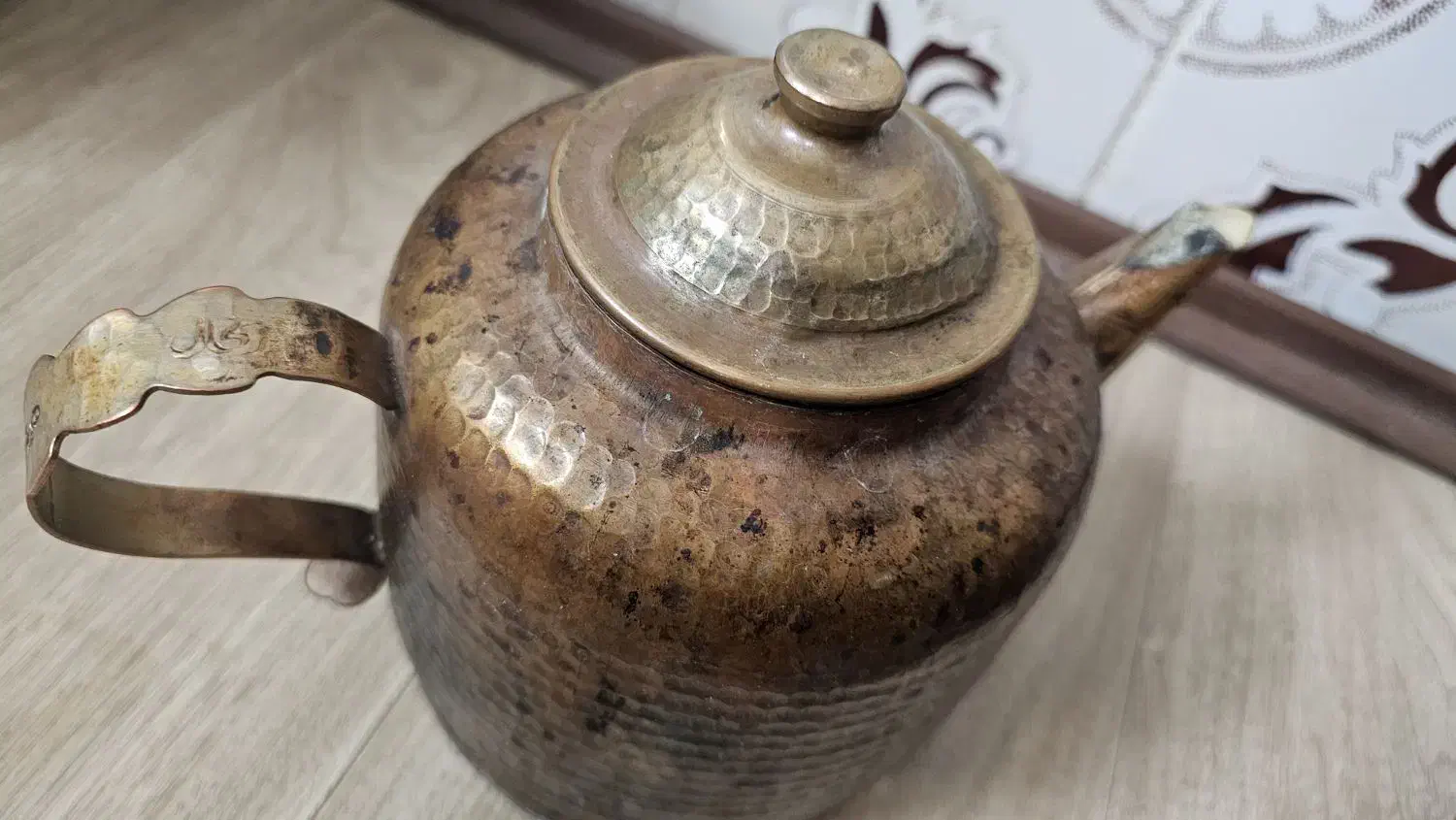 کتری و قوری مسی کارکرده|قوری، کتری، قهوه‌ساز دستی|مشهد, سجاد شهر|دیوار