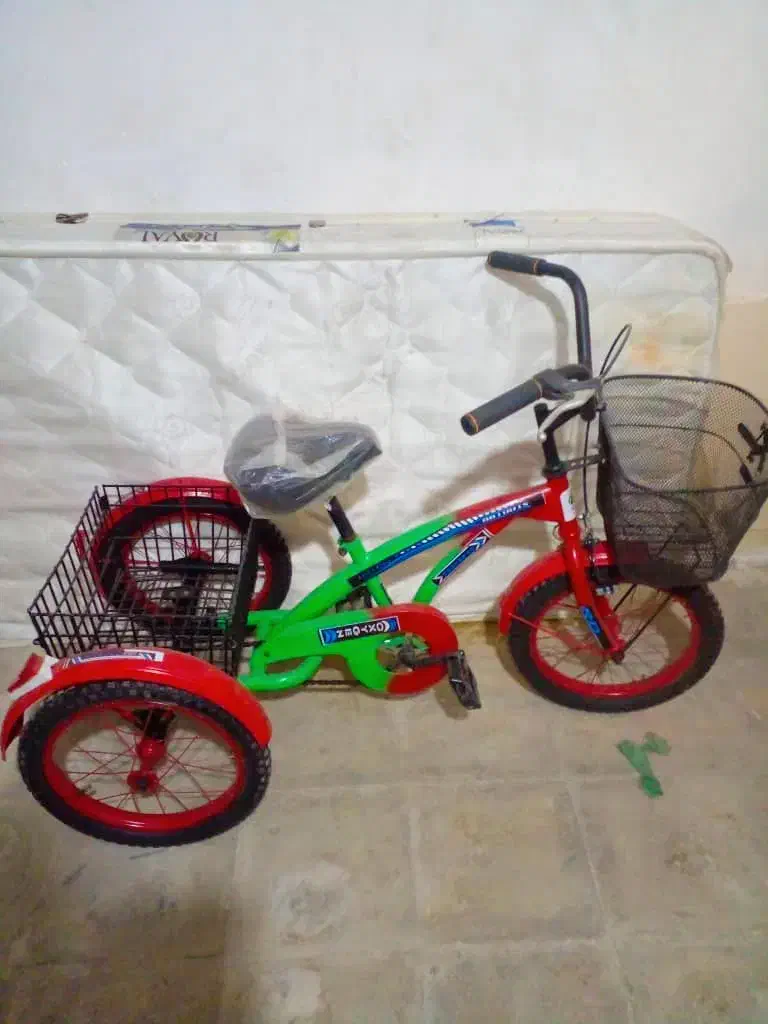 سه چرخه سایز16ساحلی درحدنو|دوچرخه، اسکیت، اسکوتر|شیراز, شهرک مهدی‌آباد|دیوار