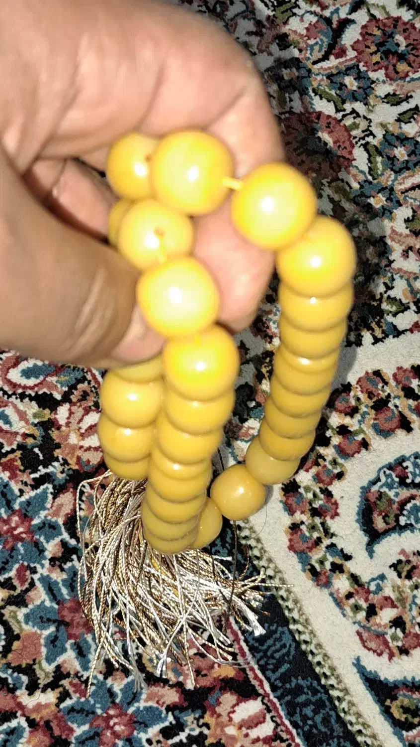 تسبیح سندلوس اصل استخوانی|کلکسیون اشیاء عتیقه|دورود, |دیوار